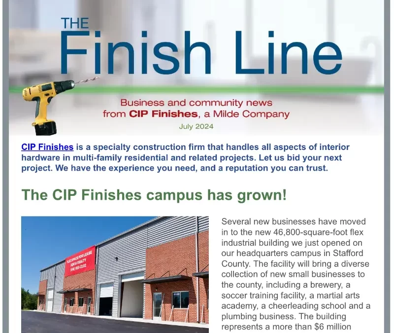 Read the July 2024 edition of The Finish Line